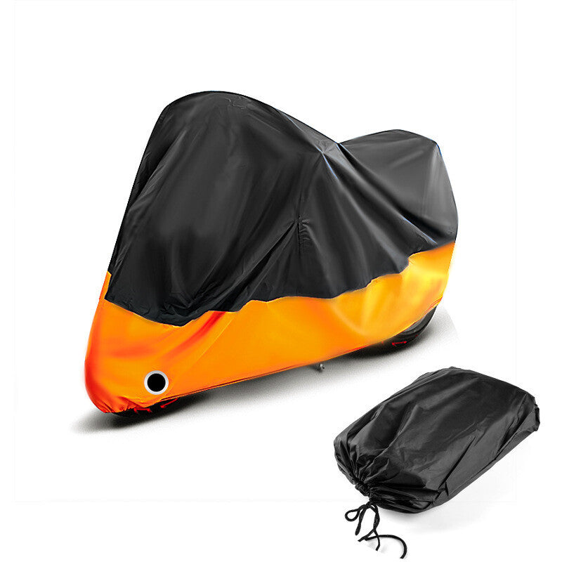 3XL Motorcycle Protective Cover - Suitable for Winter Outdoor Waterproof Storage and Snow/Rain Protection