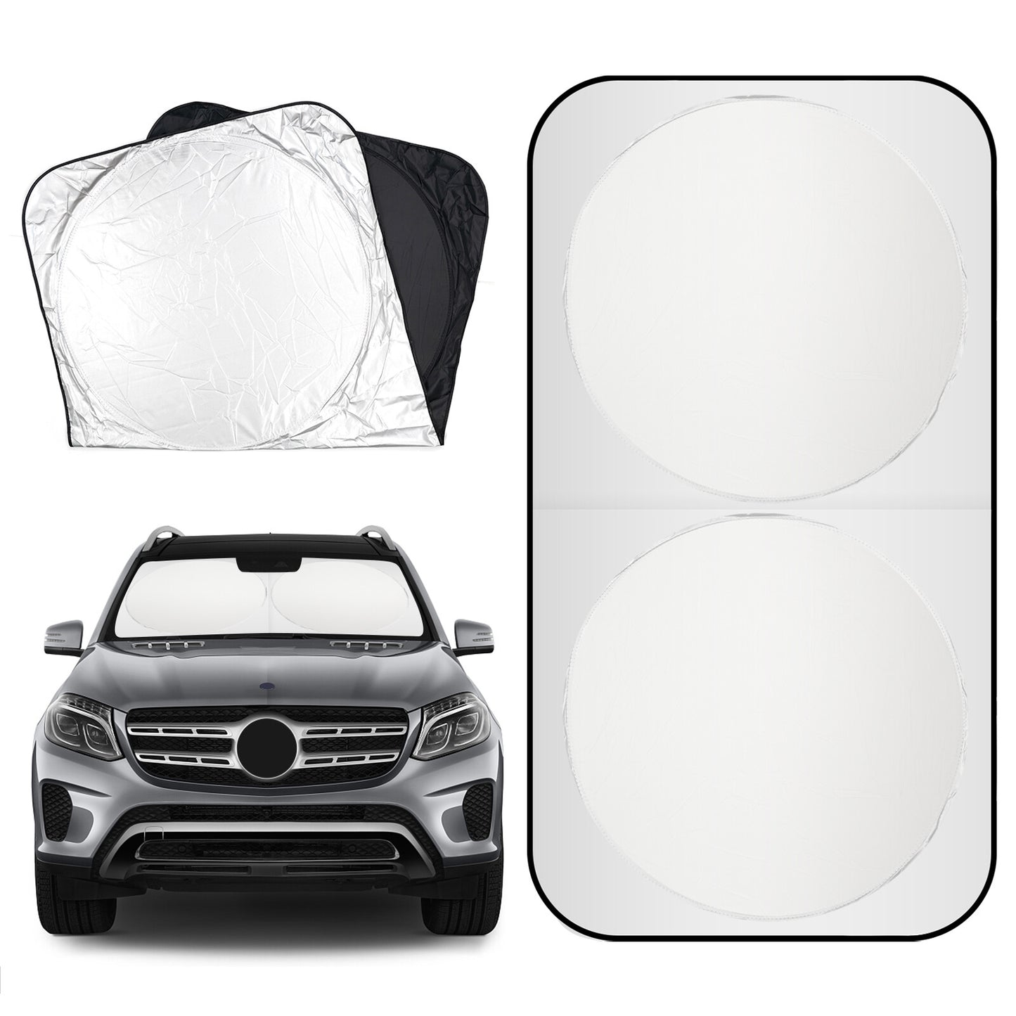 190x90cm Car Sun Shade UV Protect Window Sunshade Sun Visor Protection Films Van
