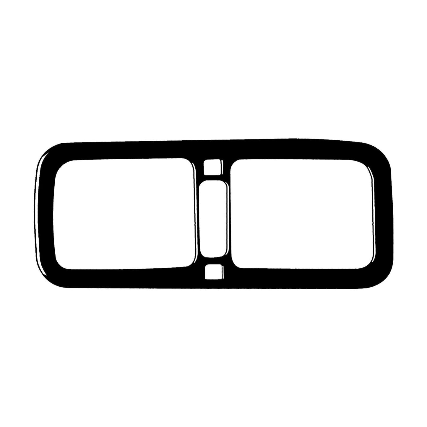 Piano Black Rear Center Air Vent Outlet Cover Trim for Infiniti G37 2010-2013