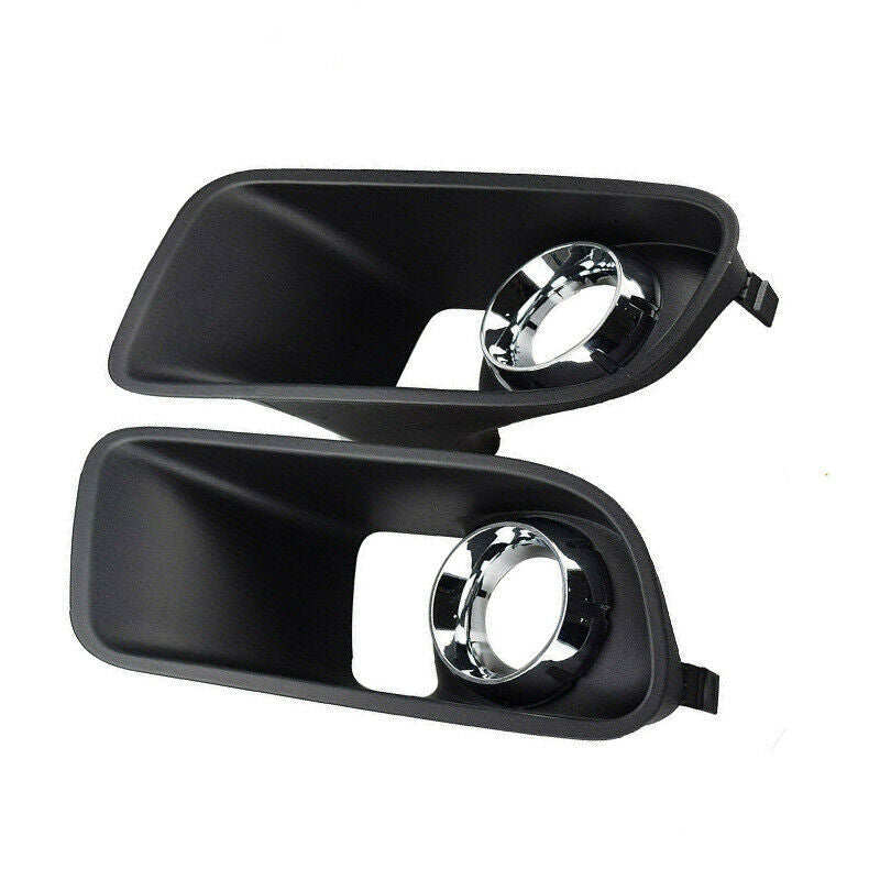 A pair of front bumper fog light protectors for Dodge Charger 2012, 2013-2014.