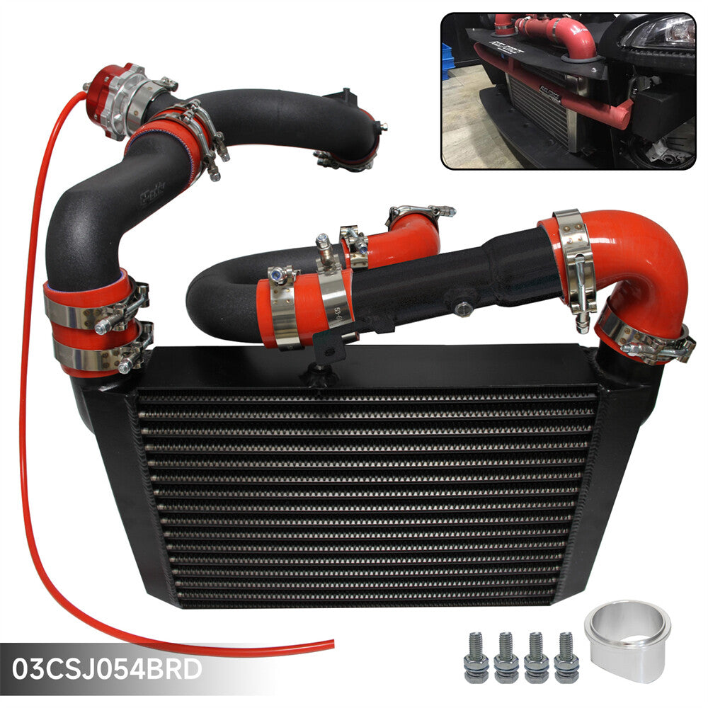 Upgrade Intercooler Kit for Toyota 86 GT86 for Subaru BRZ for Scion -S 13-21 w/BOV Red