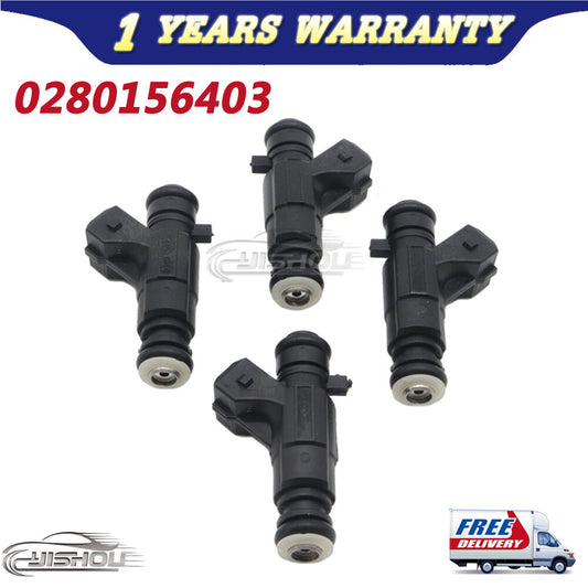 4P Fuel Injectors 0280156403 for VW for Golf Polo Fox Voyage Flex 1.6L 032906031R