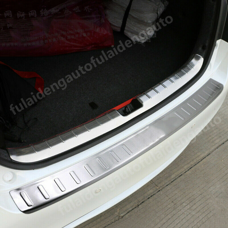for Honda Accord 2014-2015 Silver Rear Bumper Trunk Sill Scuff Plate Guard Cover