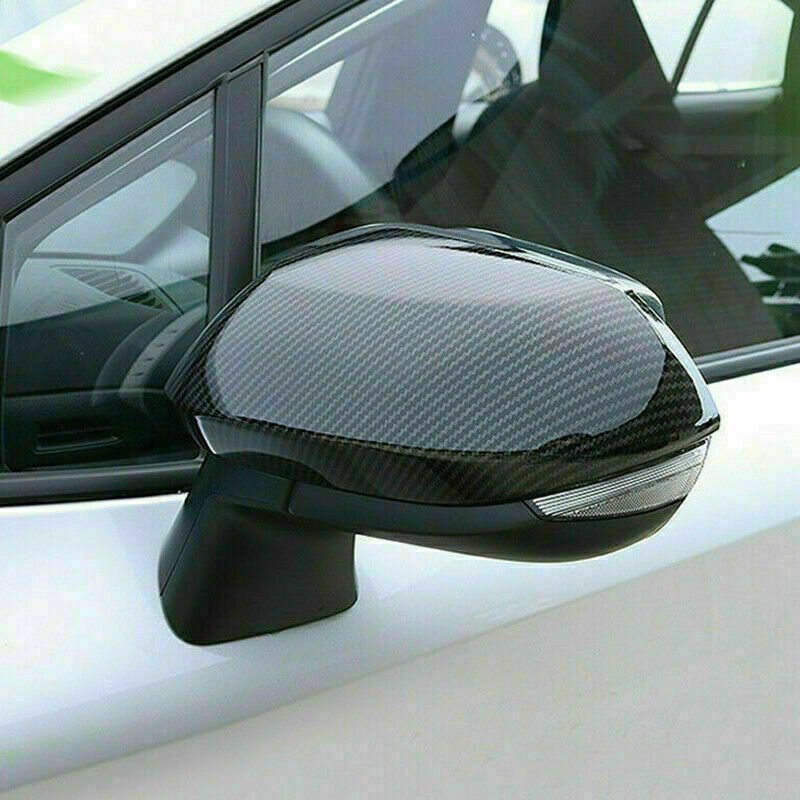 for Toyota for Corolla 2019-2023 Carbon Fiber ABS Side Rearview Mirror Cover Trims