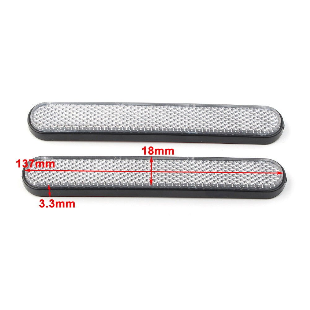 Rear Mudguard Fender Reflector Fit for Harley Sportster 883 1200 X48 A1 Clear Lens