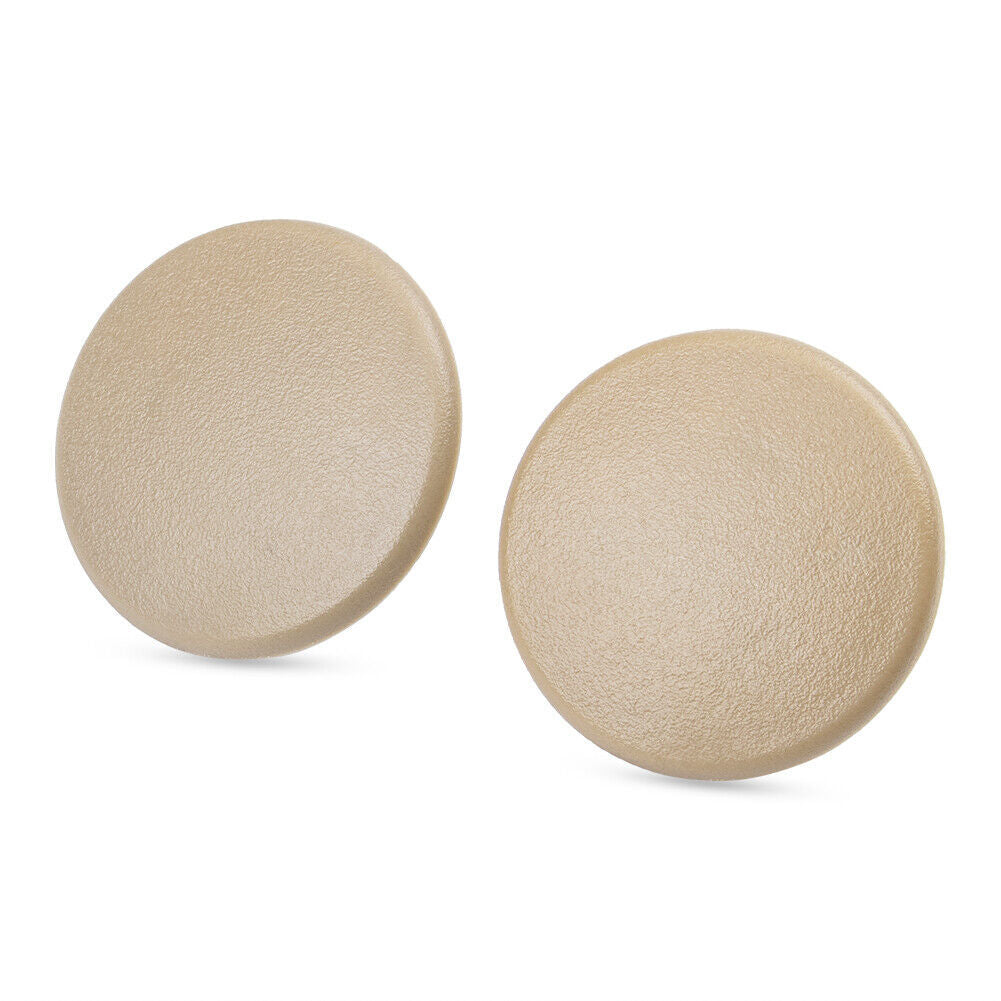 2Pcs Beige New Rear Armrest for Seat Bolt Cover Cap fit for 07-18 TAHOE for GMC for YUKON XL
