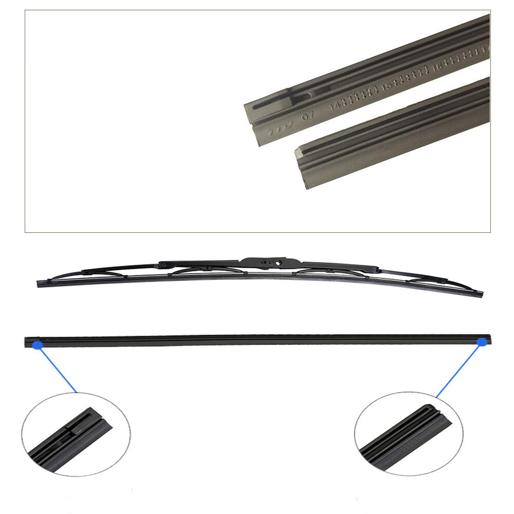 4-Pack 21-inch Car Frame Windshield Scraper Replacement Strips