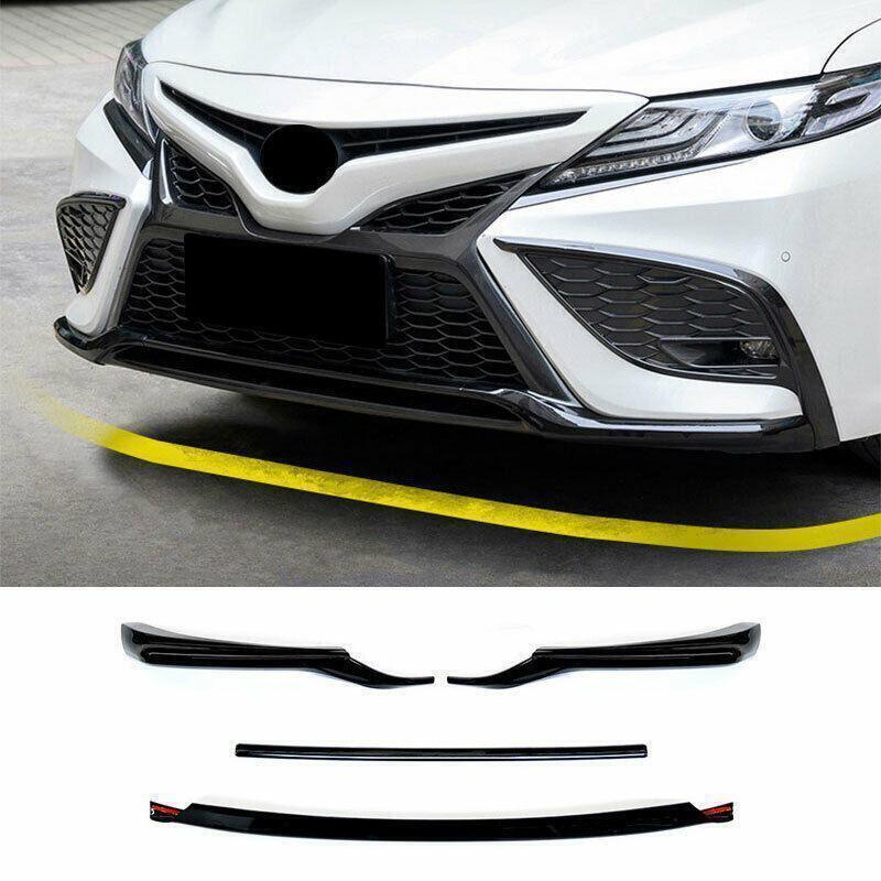 for Toyota for Camry SE XSE 2021-23 Bright black Front Bumper Bottom Guard trim 4PCS