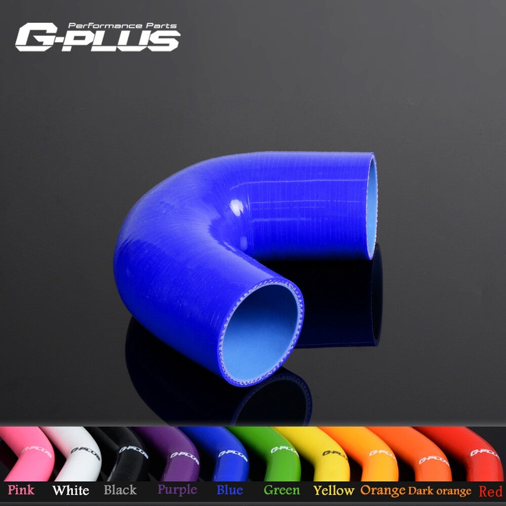 Fits 2 1 1/16 inch 68 mm 135 degree hose turbine silicone elbow joint hose new