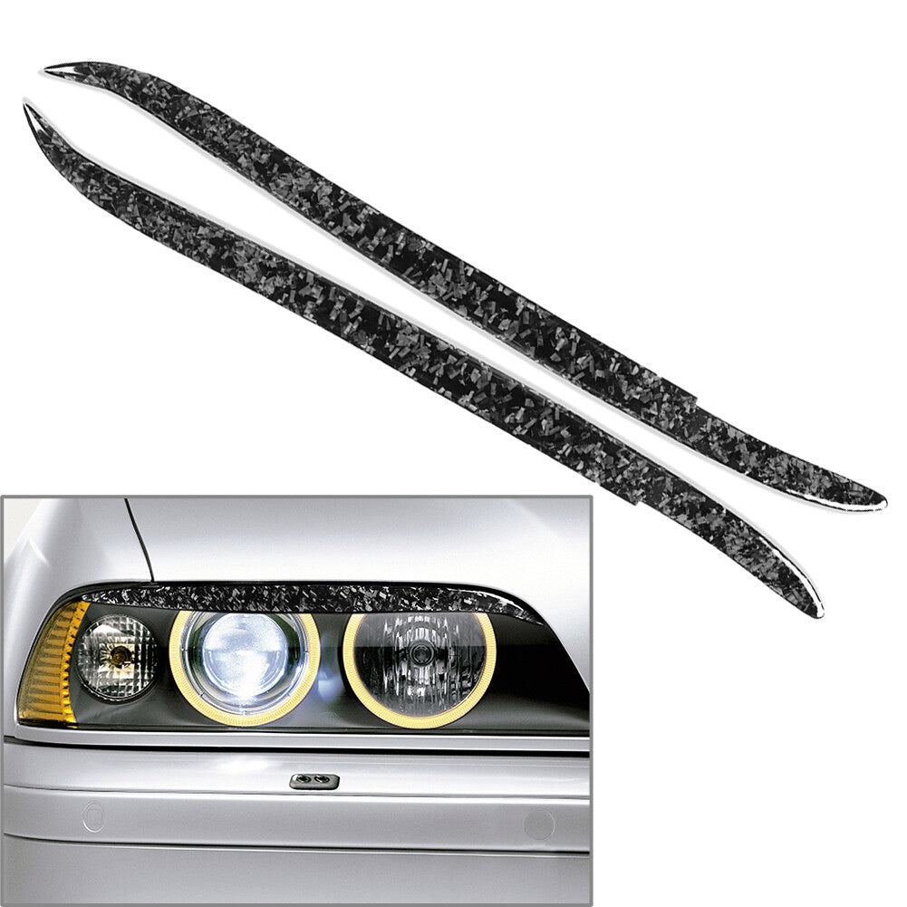 Headlight Eyebrow Eyelid Cover for BMW 5 Series E39 1997-2003
