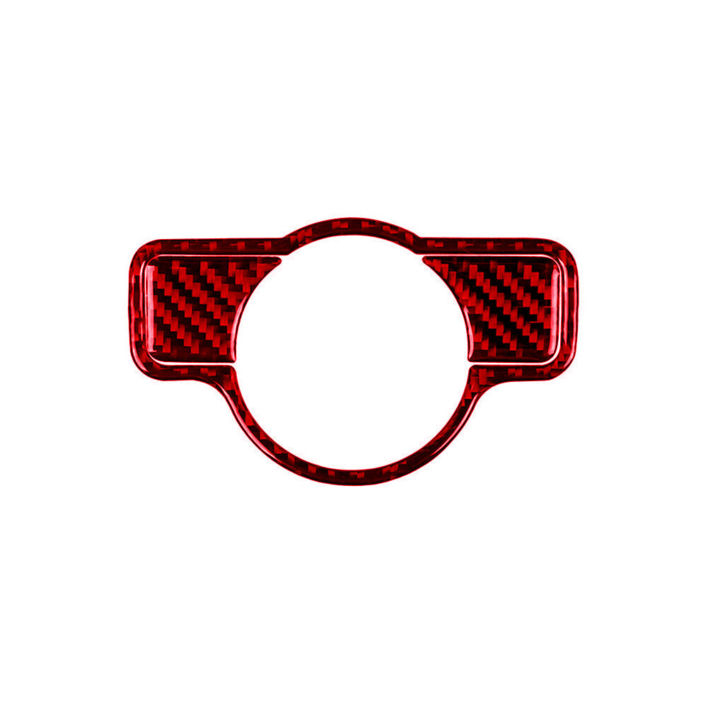 for Mercedes-Benz ACE CLA GLA GLK Red Carbon Fiber Headlight Button Trim B