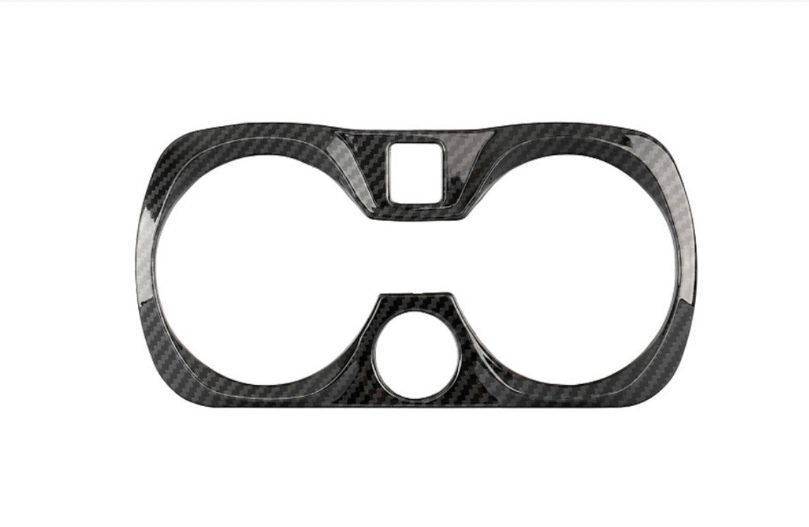 for BMW 3 Series G20 2019-21 Carbon Fiber ABS Center Water Cup Holder Cover Trim