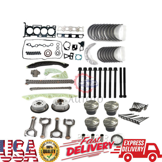 G4KF Overhaul Gasket Set - Timing Chain Kit Pistons Rings Set for Hyundai 2.0T