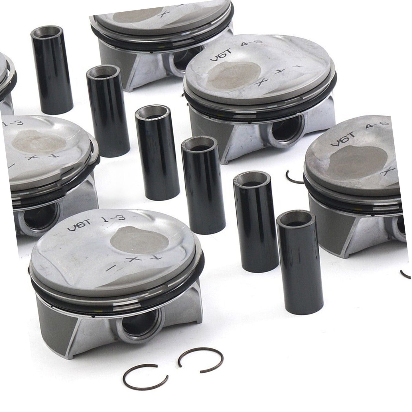 6Pc Pistons Rings Set STD ¦µ96mm for Porsche Macan for Panamera S 4S 970 95B 3.0T V6