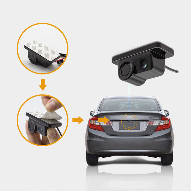 SUV parking reverse sensor radar backup night vision camera IP67