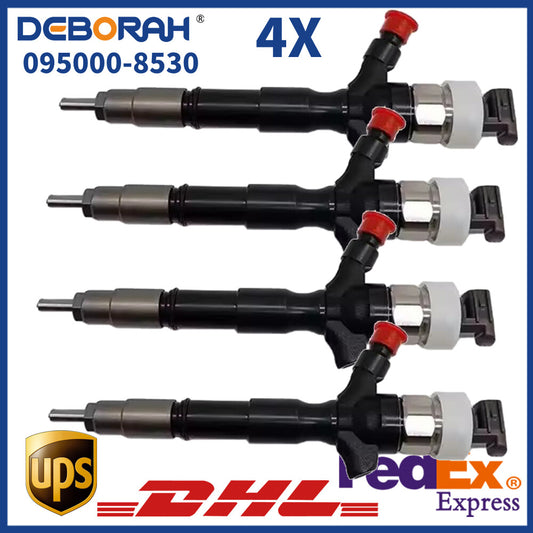 4PCS 095000-8530 23670-0L070 Common Rail Fuel Injector Nozzle for Toyota Hilux
