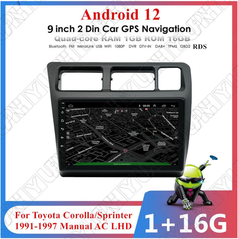 For 1991-1997 for Toyota for Corolla /Sprinter LHD Stereo Radio GPS Navigation WIFI FM 9