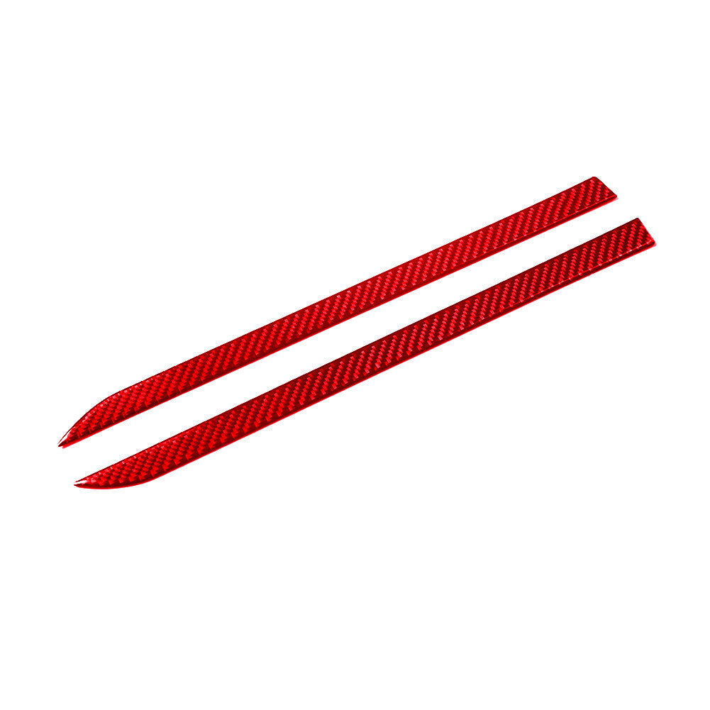 RED Car Door Decor Trim Cover Carbon Fiber Sticker for Subaru Forester 2013-2018