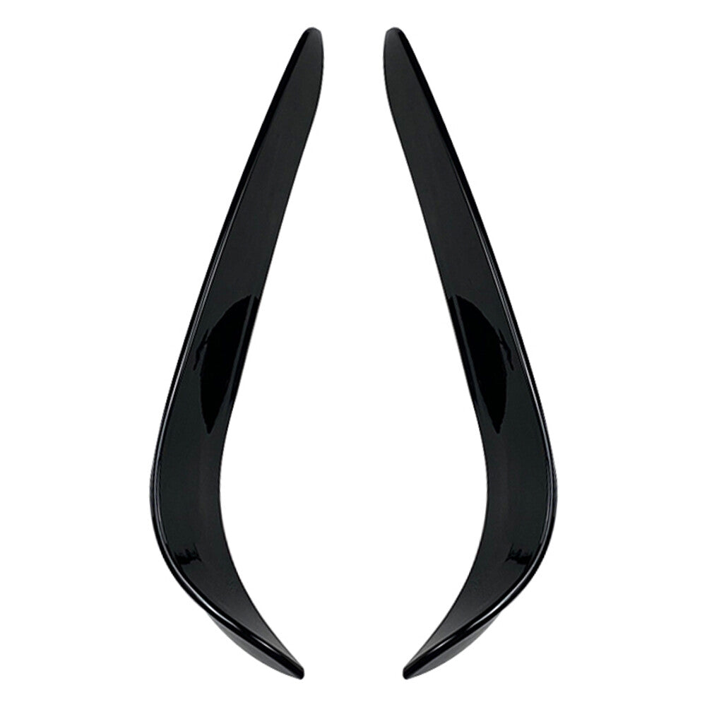 Front Bumper Lip Splitter Spoiler Black for Mercedes-Benz C-Class W205 2015-2018