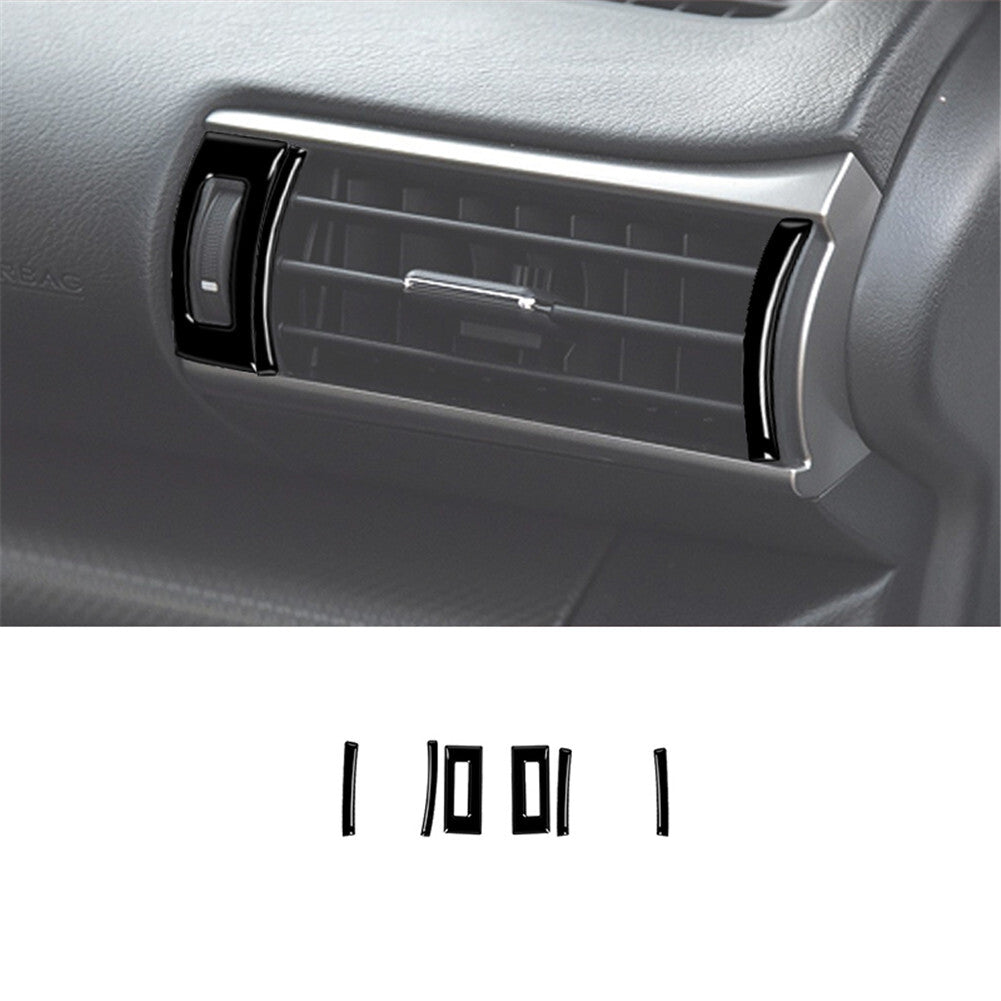 6X Gloss Black Air Vent Outlet Cover Trim for Lexus RC300 350 200T 2015-2020