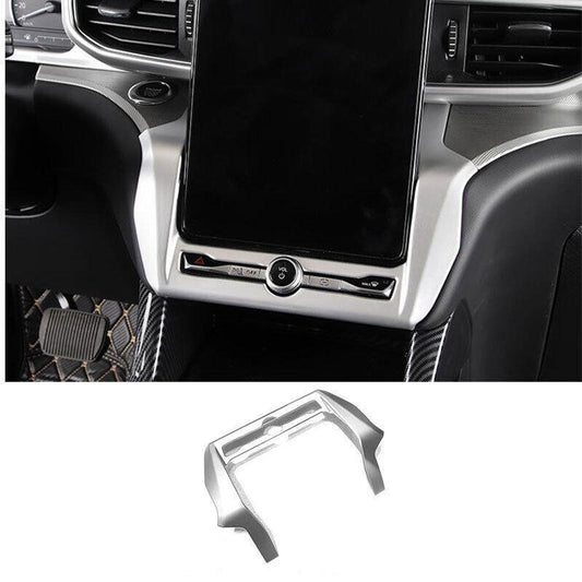 Central Console AC Switch Panel Trim Fit for Ford Explorer 2020-22 Matte Silver