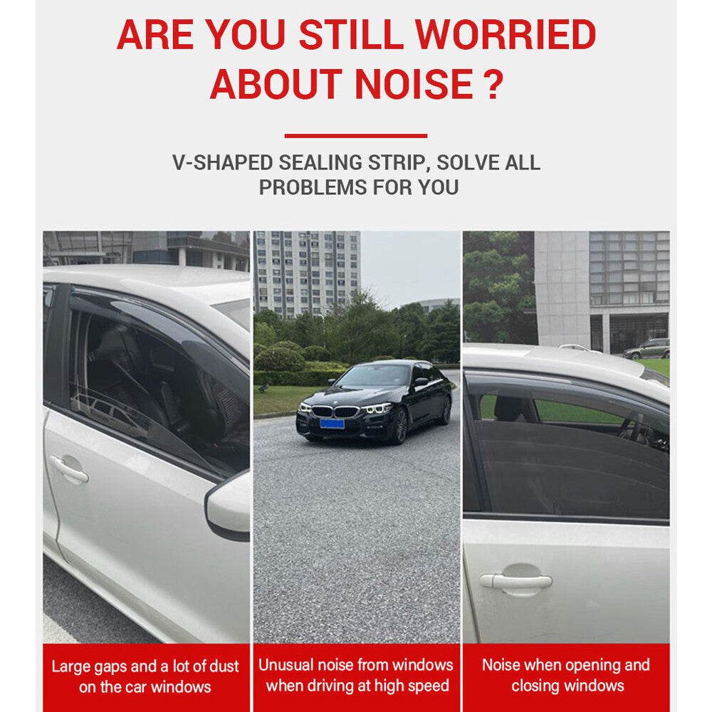 for Ram 13ft V-Shape Car Side Window Trim Edge Moulding Rubber Sealing Strip