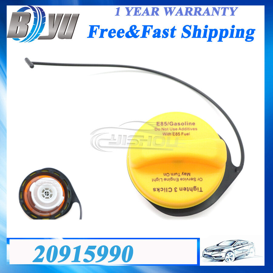 Yellow Fuel Tank Gas Cap For 2007-2011 for Chevy Avalanche Tahoe Silverado Suburban