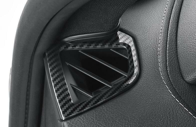 for Cadillac CT5 2020-2024 Carbon Fiber Dashboard LR Air Outlet Vent Cover Trim