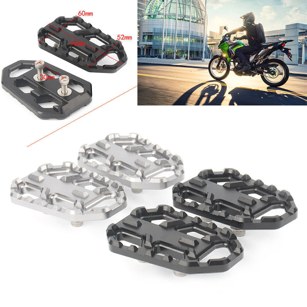 CNC Wide Foot Pegs Footpegs Footrest for Kawasaki -X300 650 1000 US