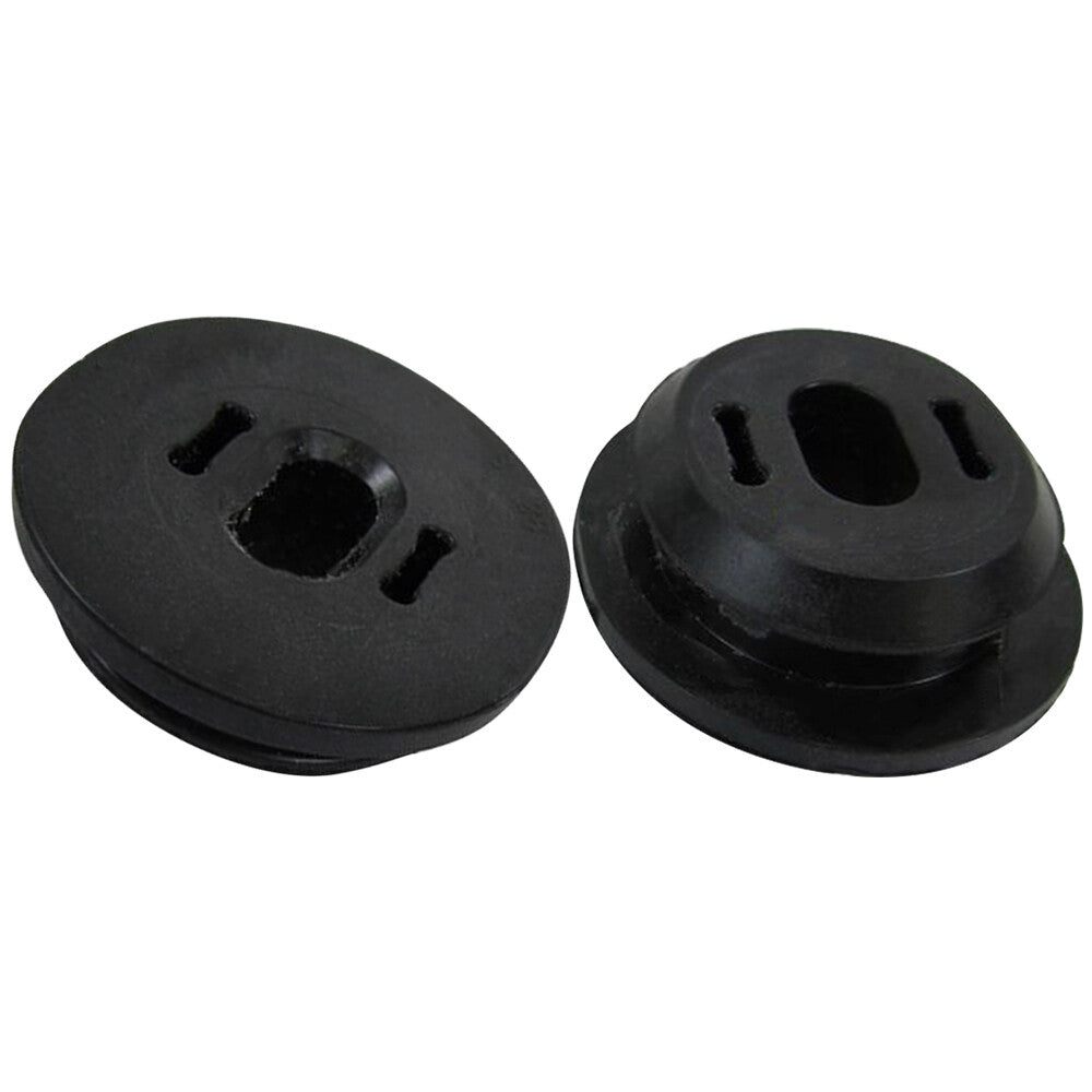 New 2PCS Radiator Insulators Rubber for Dodge Dart for Jeep Cherokee 2014-19 Black