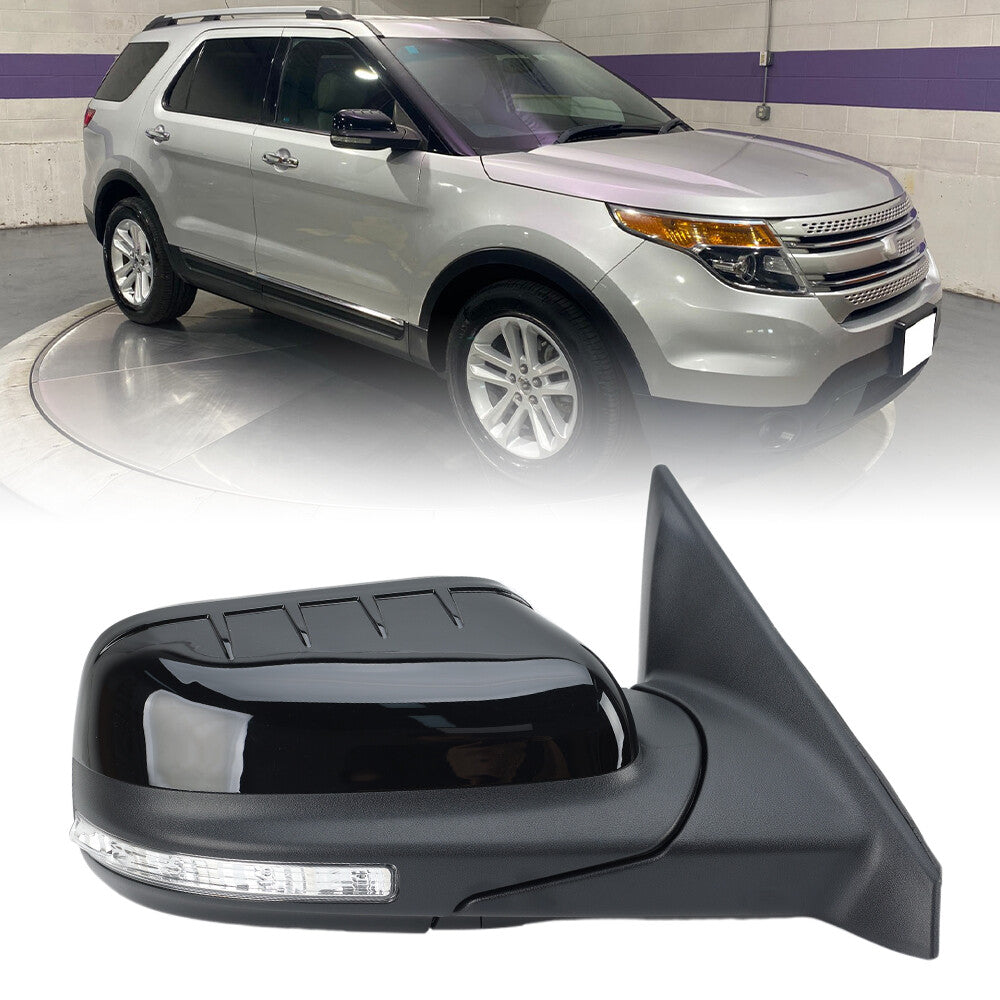 F¨¹r for Ford Explorer 11-15 Au?enspiegel R¨¹ckspiegel Spiegel Beheizt Rechts 9 Draht