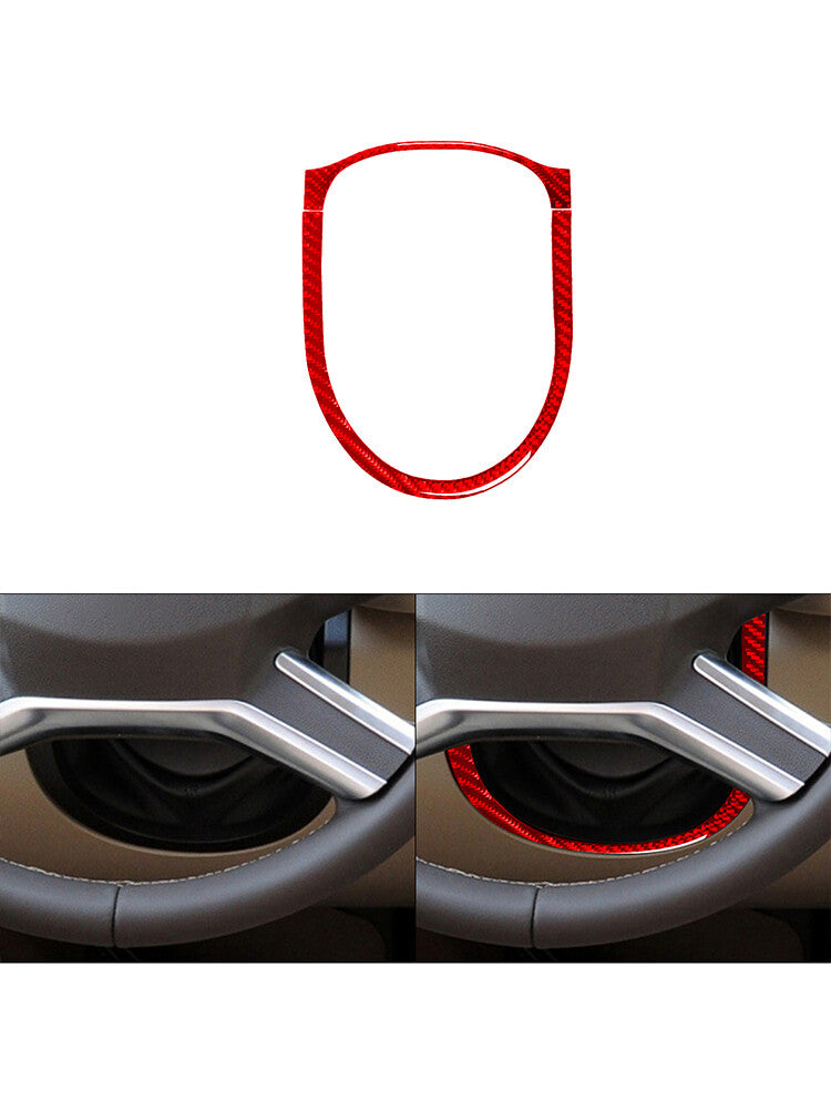 for Mercedes R-Class 2009-2012 Red Steering Wheel Surround Trim Cover Decoration