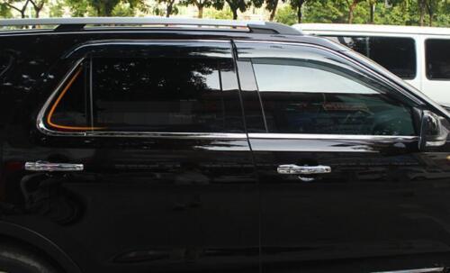 for Ford Explorer 2011-2019 Chrome Steel Bottom Lower Window Frame Sill Cover 6x