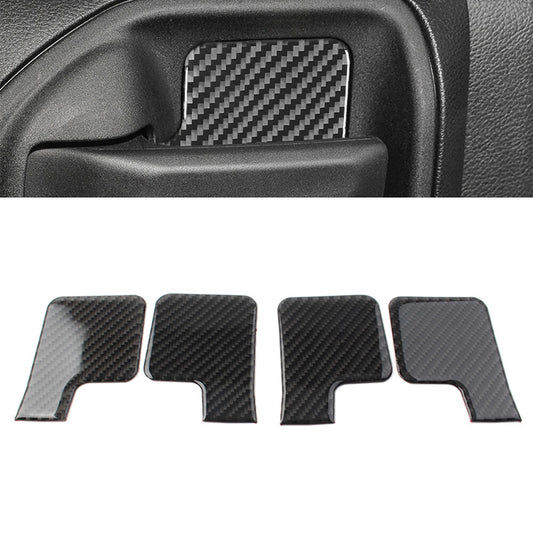 4 Pcs Interior Inner Door Handle Bowl Cover Trim for Jeep for Wrangler JK 2011-2017