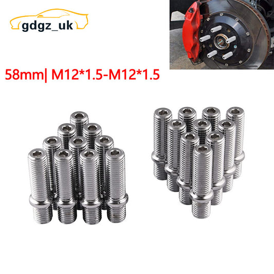 20¡ÁExtended Wheel Studs Conversion Lug Bolt Screw Adapter Kit M12x1.5 to M12x1.5