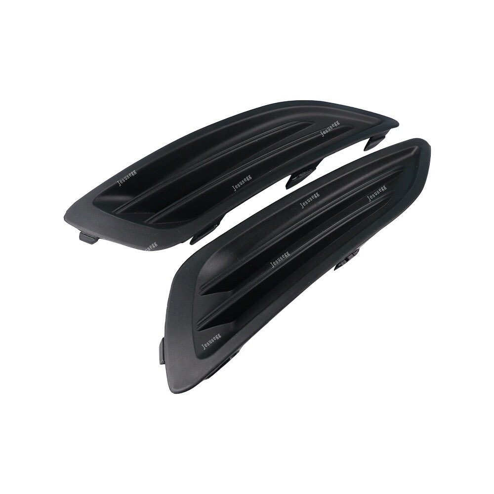 2Pcs Right Left Bumper Fog Light Cover Grille for Ford Fiesta 2013-2016