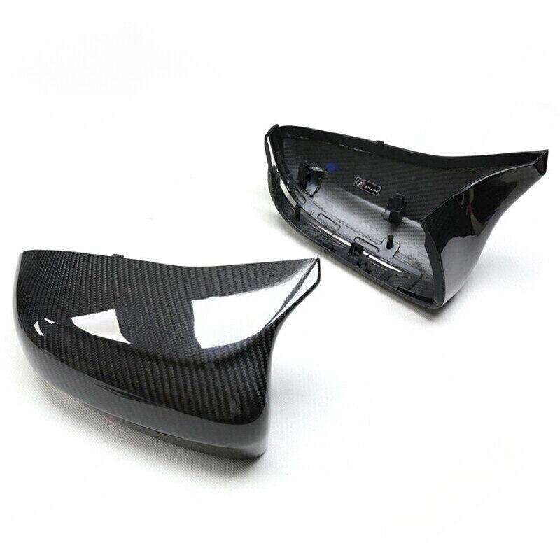 Fit for BMW M5 M8 F90 F91 F92 F93 A Pair Dry Carbon Fiber Side Mirror Cover Cap