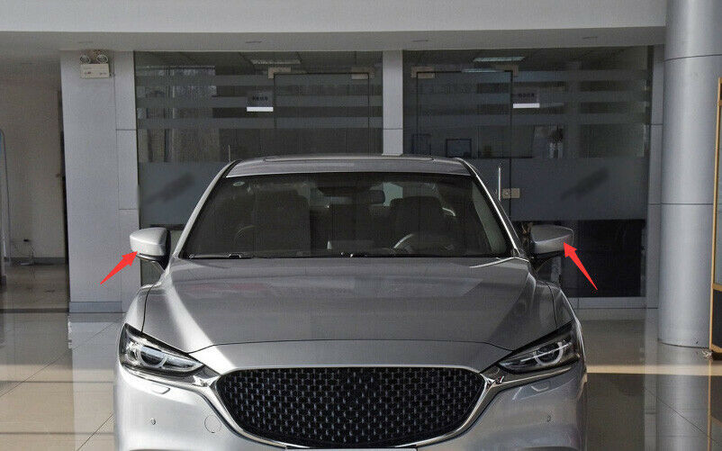for Mazda 6 Atenza 2018-2021 Chrome Exterior Side Door Mirror Molding Cover Trim