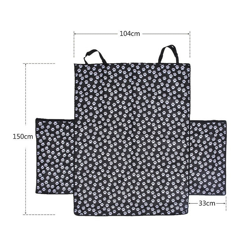 Waterproof Pet Dog Car for Seat Cover Cushion for Seat Belt Strap Hammock Protection Pad