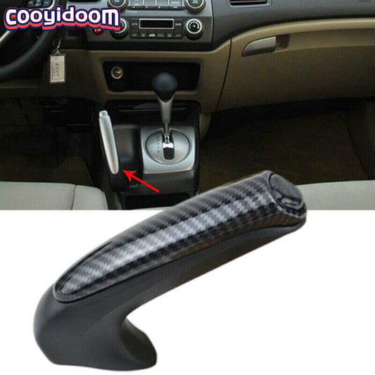 Carbon Fiber Front Hand Brake Trim Cover for Honda for Civic Coupe Sedan 2006 - 2011