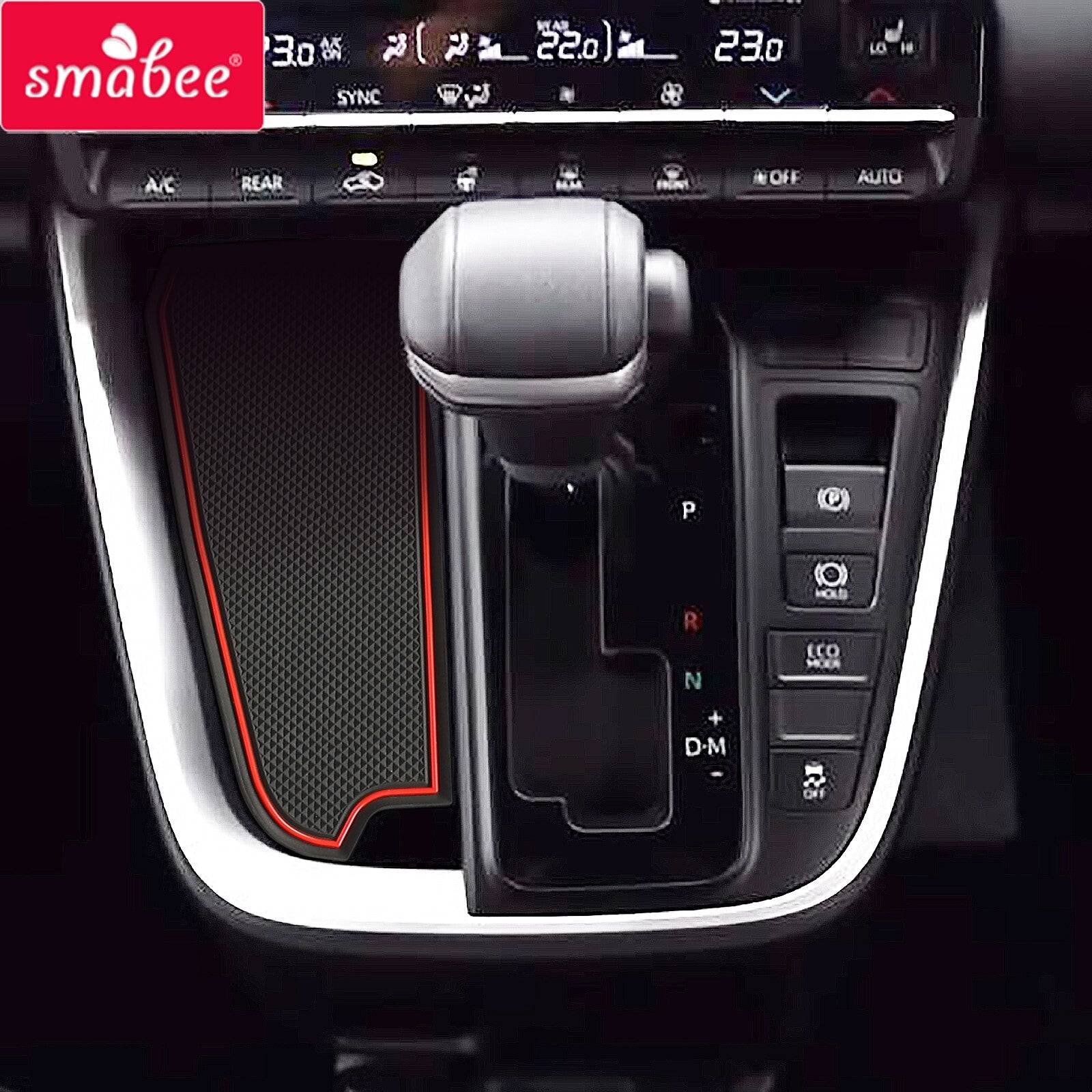 Anti-Slip Gate Slot Pad for Toyota Noah Voxy 90 Series Mat Car Accessories RED