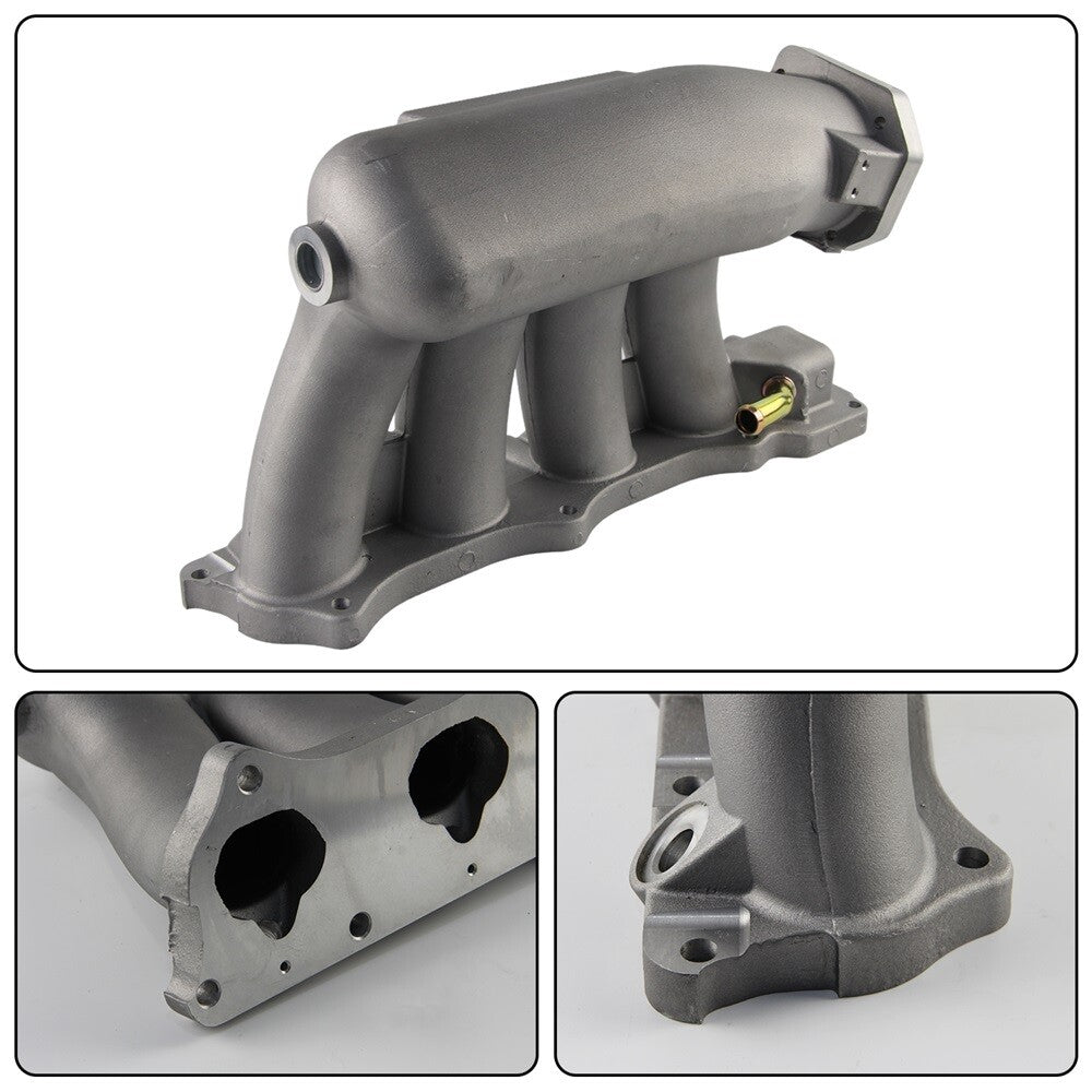Intake Manifold Aluminum +Fuel Rail Kit for Honda for Civic for Acura TSX K20 K24 Silver