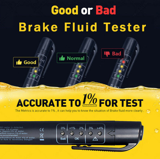Automotive brake fluid tester diagnostic tool 5 LED pen oil quality tester for Infiniti for Lexus