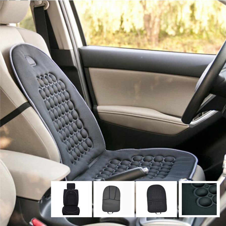 Car for Seat Cushion Therapy Massage Padded Bubble Foam Chair Black Auto Pad Cover