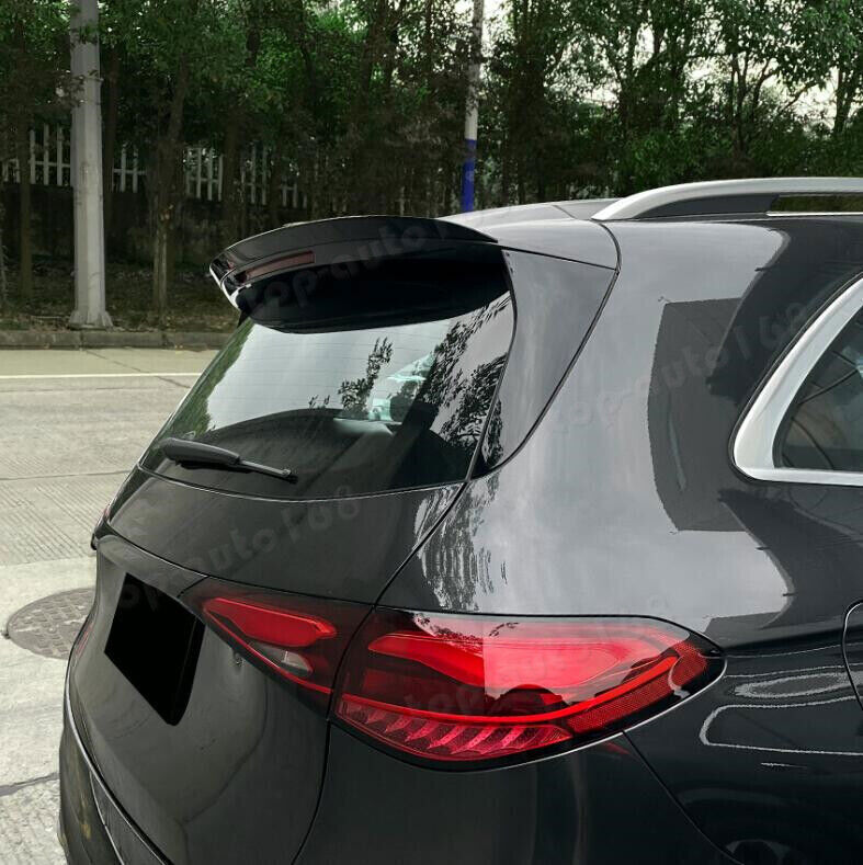 Black Rear Roof Spoiler Wing for Mercedes-Benz GLC-Class SUV GLC 300 2023-2024