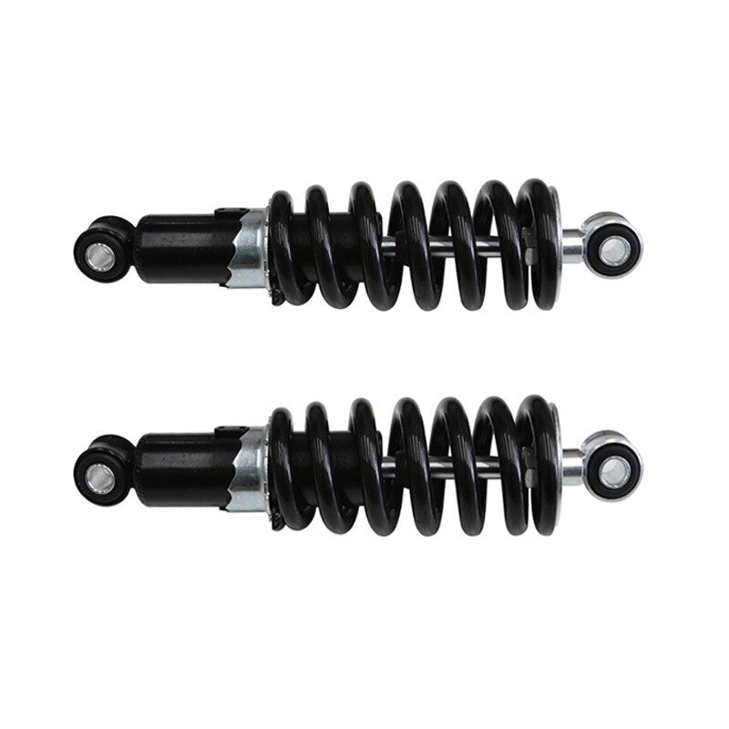 A pair of 270mm 10.5-inch rear shocks for Honda for Kawasaki motorcycles, pit bikes, and all-terrain vehicles.