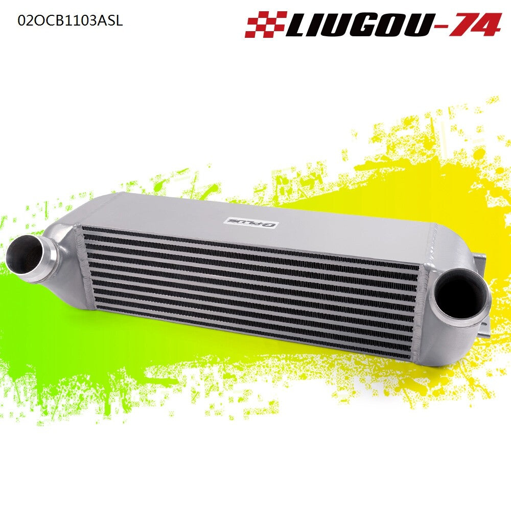 Brand new aluminum front-mounted intercooler kit for BMW F20, F30, 1, 2, 3, and 4 turbochargers.