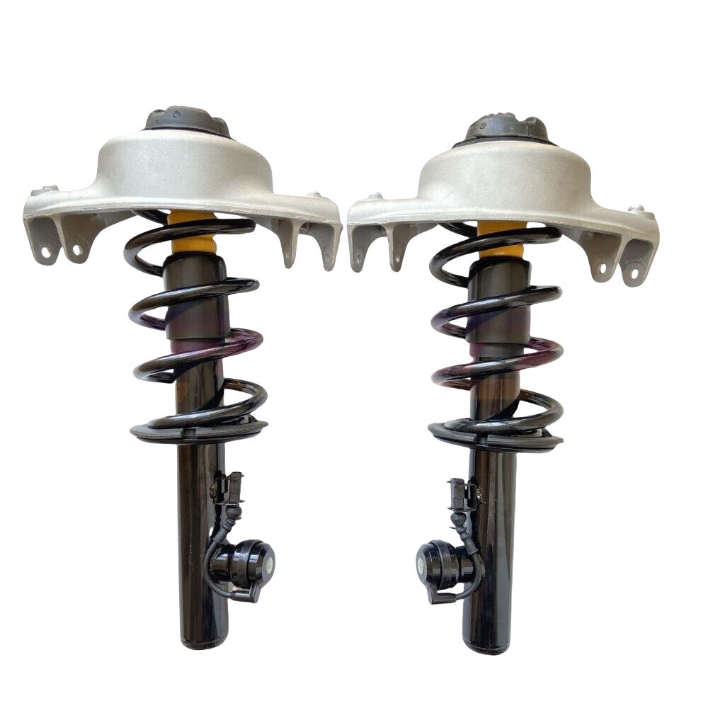 A pair of front L&R shock absorber struts with magnetic ride-on design suitable for Audi R8 V8 V10 2007-2015.