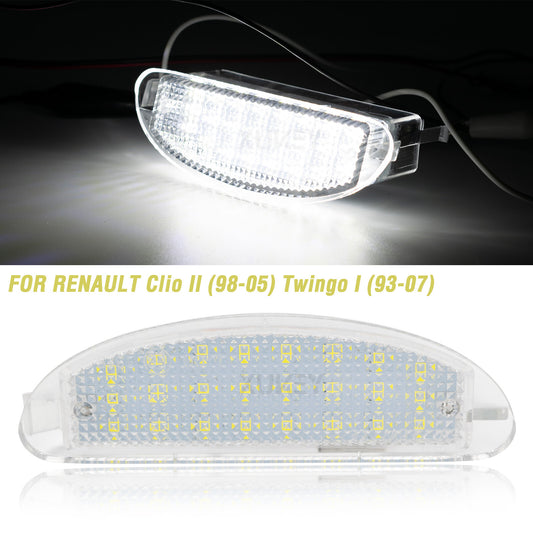 1Pc Rear Tail License Light for Renault Clio Sport MK2 1998-2005 Twingo I 93-07