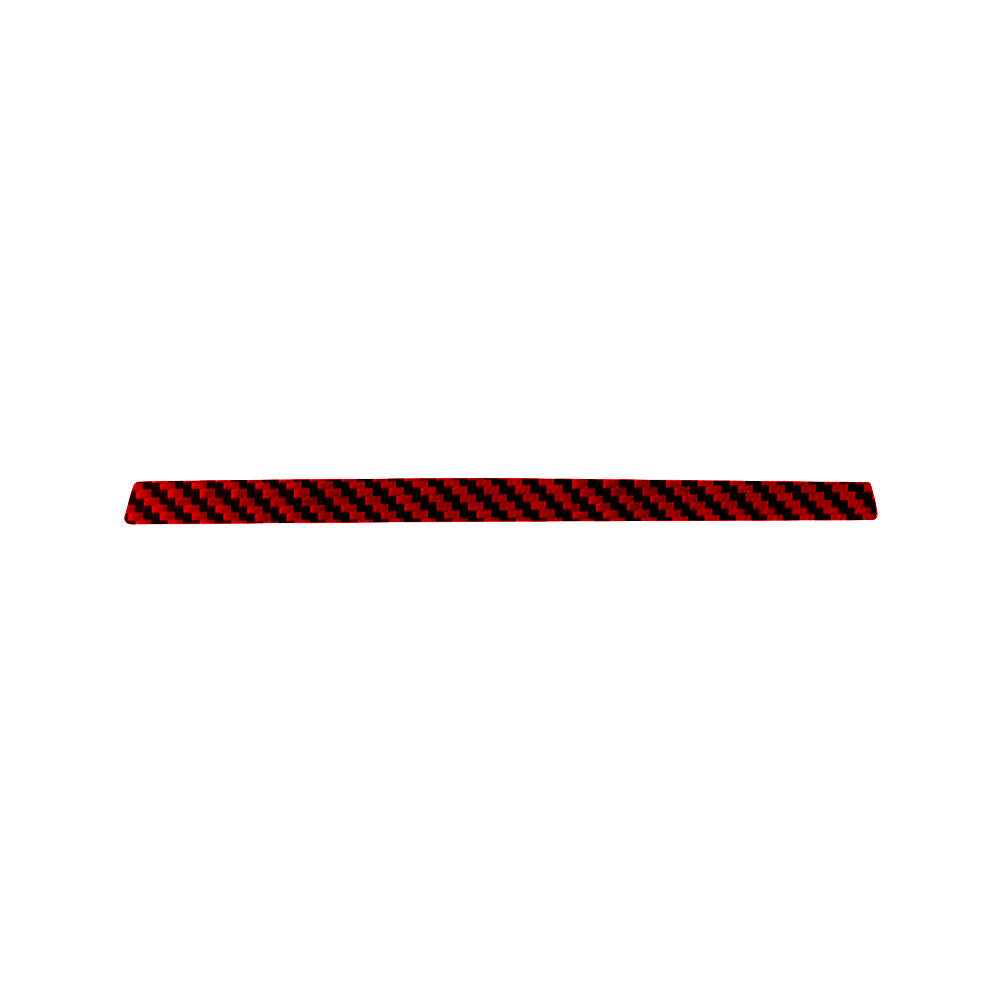 Red Carbon Fiber Emergency Button Cover Strip for Honda Ridgeline 2017-2020